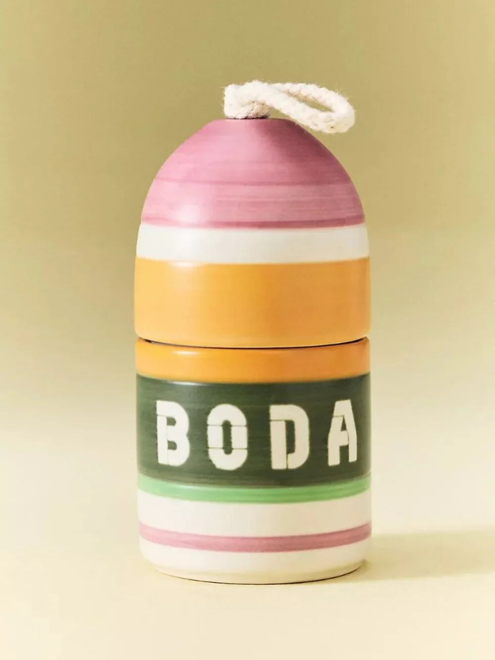 Fresh Ocean Waves & Bergamot Ceramic Buoy Candle